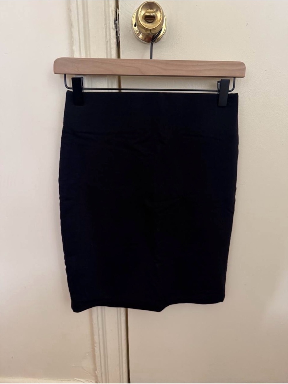 Classic Black Pencil Skirt - Sleek Women's Work Skirt